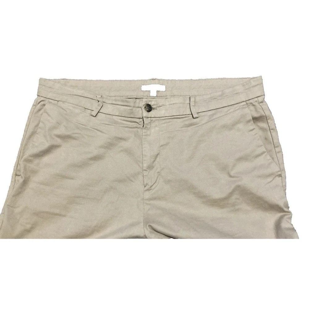 Banana Republic Khaki Chino Pants Men's 40x30 Beige Straight Leg Stretch Casual